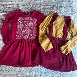 Tea Collection & Carters Dress Lot Sz 5t